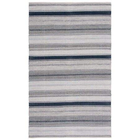 Safavieh 4 x 6 ft. Montauk Contemporary Hand Woven Rectangle Rug Grey & Black MTK851H-4